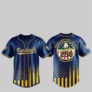 1 Cardinals US NAVY 250th Birthday Celebration Jersey