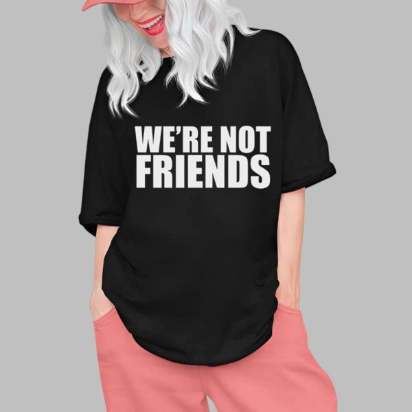 Alexa Bliss Charlotte Flair We're Not Friends Shirt 0 1