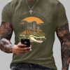 Alligator Alcatraz Everglades Florida 2025 Printed Short Sleeve Shirt 5