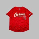 Astros Josh Hader Brick Red Throwback Jersey 2025 Giveaway