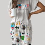 Baile Inolvidable Puerto Rico Casual Pajama Set