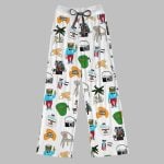 Baile Inolvidable Puerto Rico Contrast Wide Leg Pants