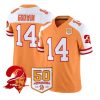 Bay Buccaneers Godwin Throwback 50th Season Patch Vapor Jersey 2025 1 2