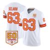 Bay Buccaneers Selmon Throwback 50th Season Patch Vapor Jersey 2025 1 2