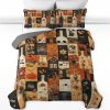 Beautiful Halloween Wine All Season Bedding Set