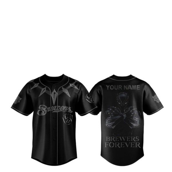 Black Panther Brewers Forever Jersey 2025 1 2