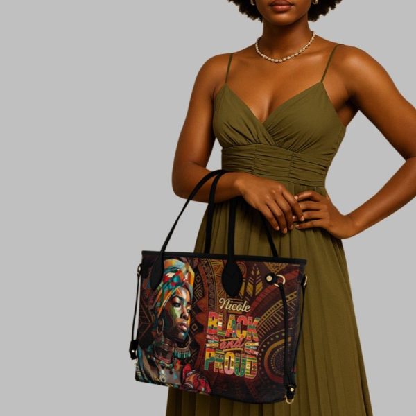 Black Proud Shopper Tote 1 1