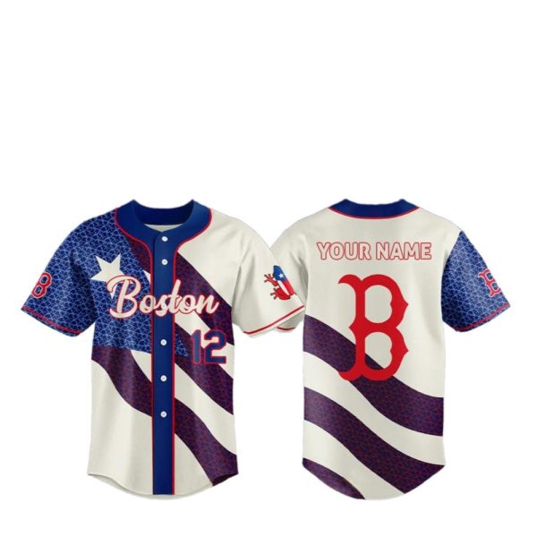 Boston Red Sox Puerto Rico Heritage 2025 Jersey 1 2