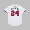 Braves Atlanta Sanders 24 Jersey 2025 2