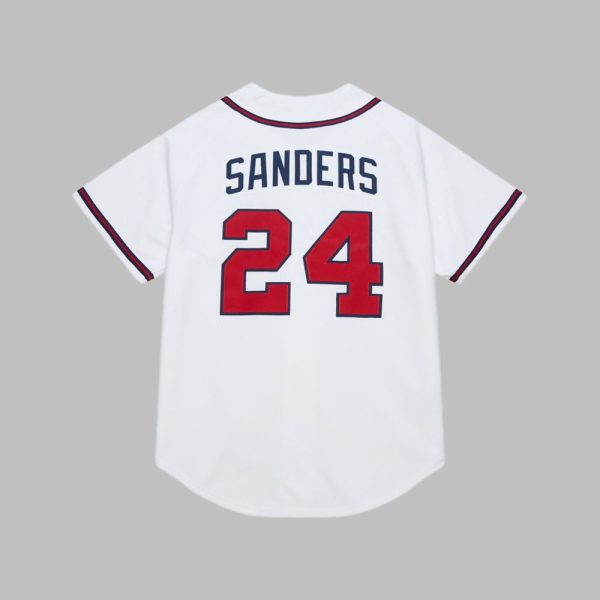 Braves Atlanta Sanders 24 Jersey 2025 2