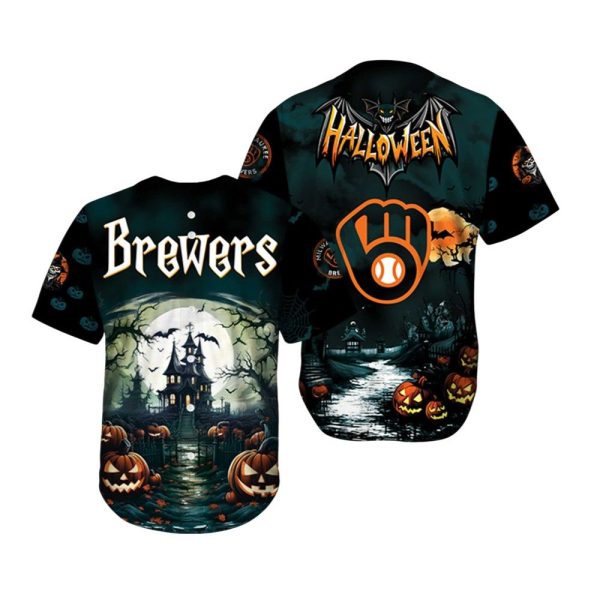Brewers x Happy Halloween 2025 Jersey 1 2