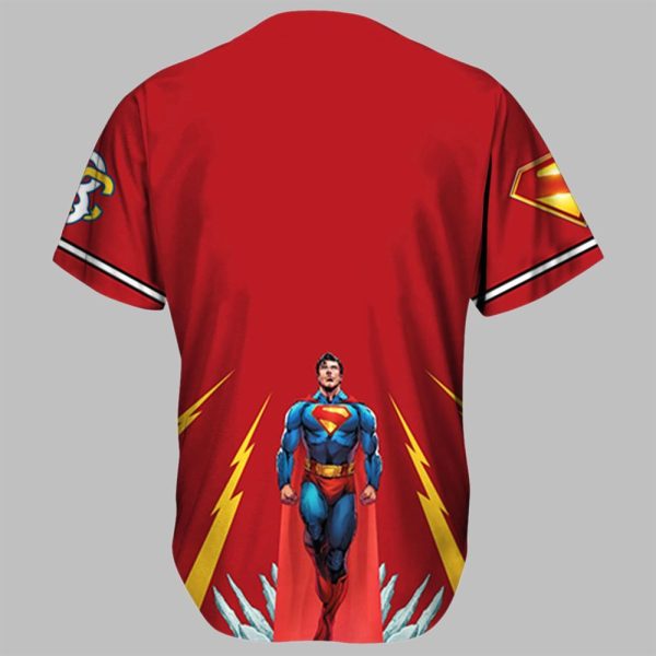 Brooklyn Cyclones x Superman Night Baseball Jersey 2025 3