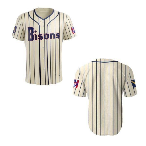 Buffalo Bisons Sublimated Vintage Movie Night 2025 Jersey 1 2