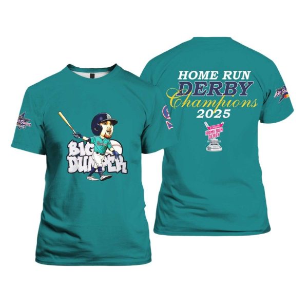 CAL Raleigh Big Dumper 2025 Home Runs Derby Champions Shirt 1 2