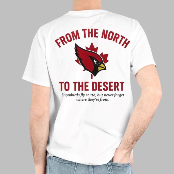 Cardinals Snow Birds From The North To The Desert Shirt 0 2