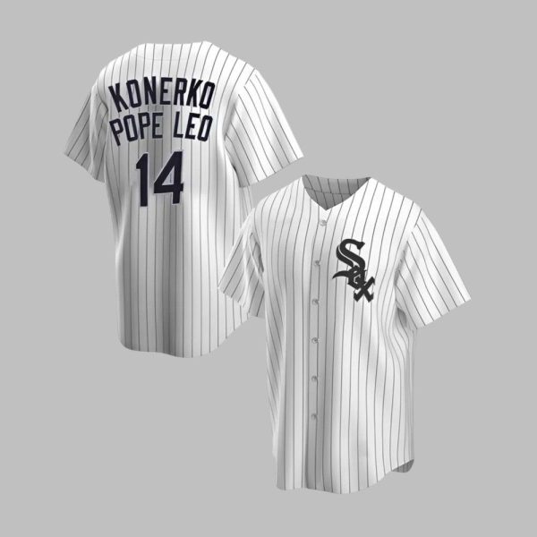 Chicago Sox Paul Konerko Pope Leo XIV Jersey 1 1