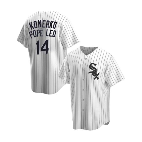 Chicago Sox Paul Konerko Pope Leo XIV Jersey 1 2