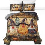 Chicken Haunted Trio All Season Bedding Set