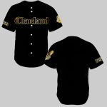 Cleveland Indians Gold Gothic 2025 Jersey
