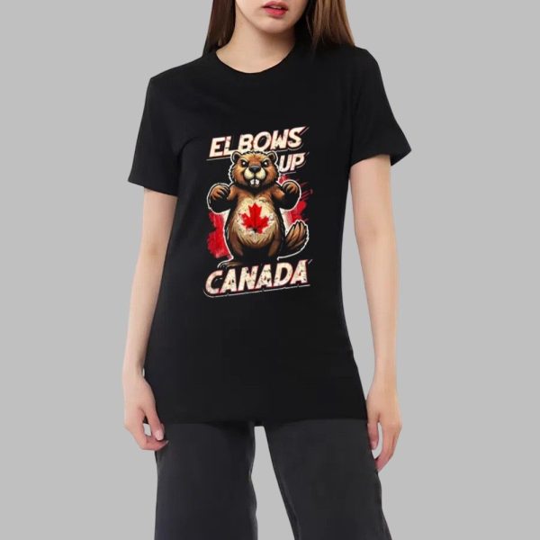 Contrarian Elbows Up Canada Shirt 0 2