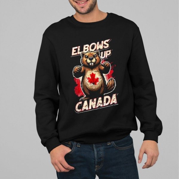Contrarian Elbows Up Canada Shirt 1 1