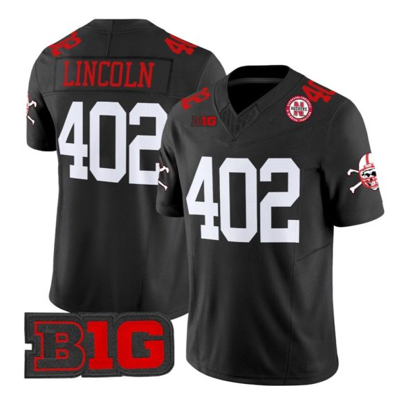 Cornhuskers Big Ten Lincoln 402 Jersey 1 2
