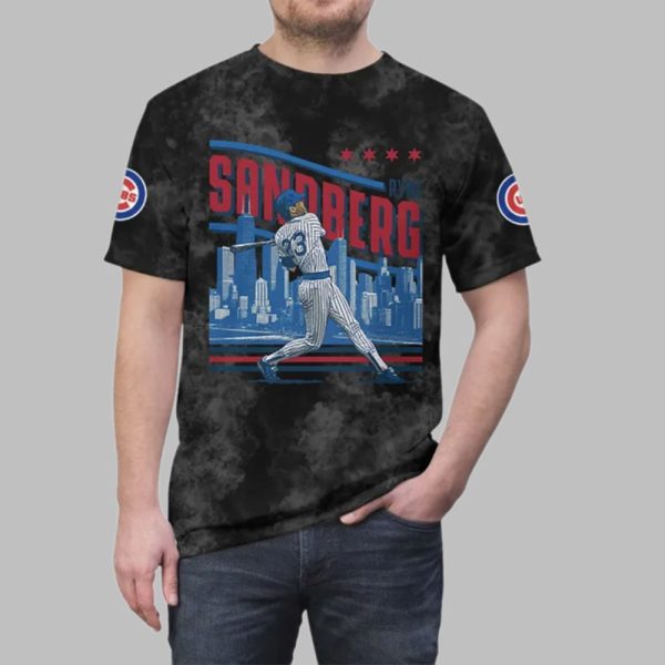 Cubs Ryne Ryno Sandberg In Memory Of 23 Shirt 1