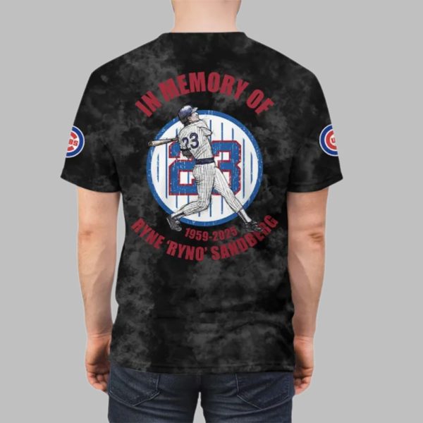 Cubs Ryne Ryno Sandberg In Memory Of 23 Shirt 2