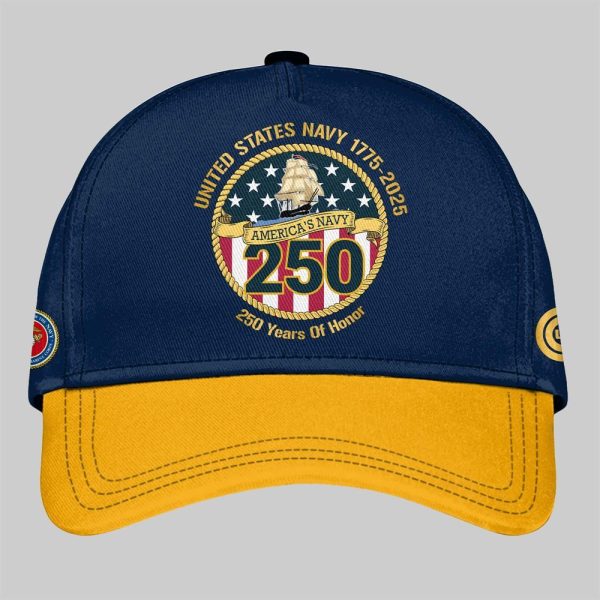 Cubs US NAVY 250th Birthday Celebration Hat
