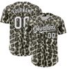 Custom Pattern Rave Party Animal Tiger And Leopard Print Baseball Jersey 1 2