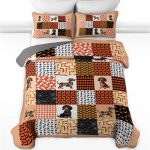 Cute Dachshund Happy With Halloween All Season Bedding Set