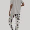 Cute Pug Casual Pajama Set 2