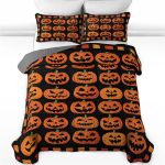 Cute Pumpkins Halloween All Season Bedding Set