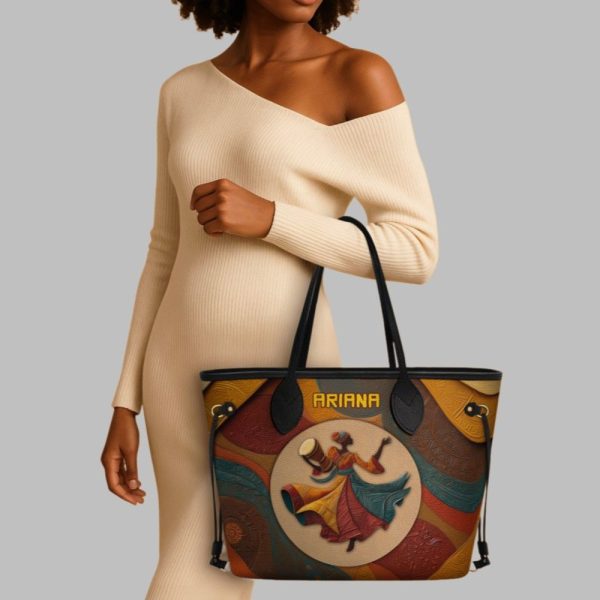 Dancing Rhythm Shopper Tote 1 1