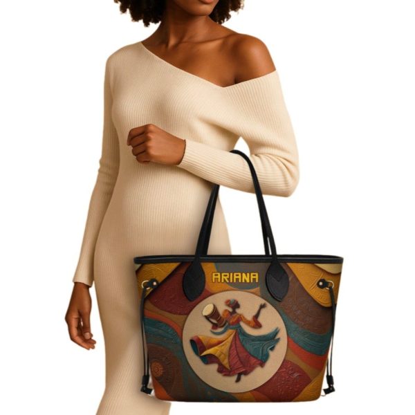 Dancing Rhythm Shopper Tote 1 2