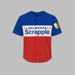Delmarva Shorebirds Nate George Game-Worn & Autographed Scrapple Jersey 2025 Giveaway