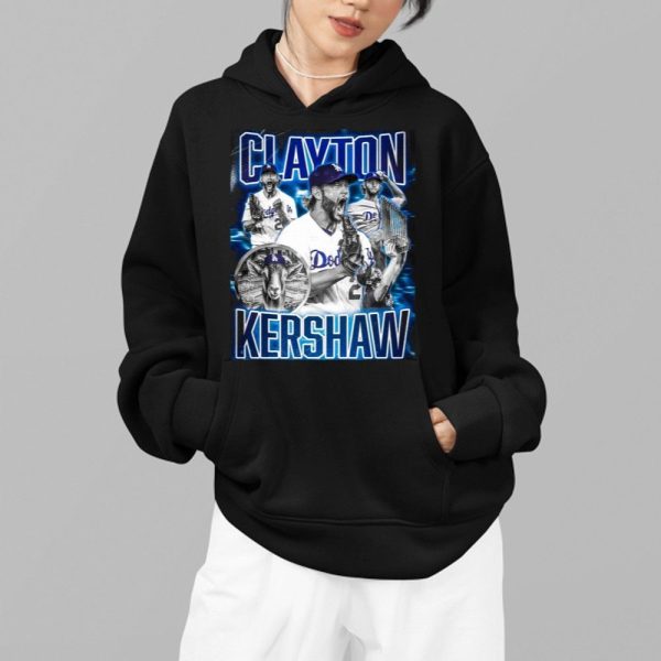 Doyers Dave Clavton Kershaw The Goat Blk Shirt 2 1