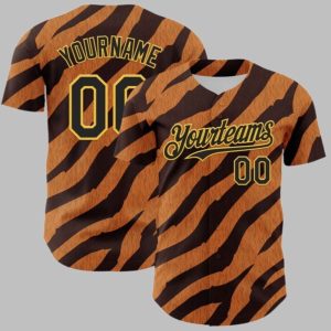 Custom Pattern Rave Party Animal Tiger And Leopard Print Jersey 1 1