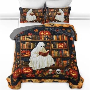 Spooky Storytime Reading All Season Bedding Set