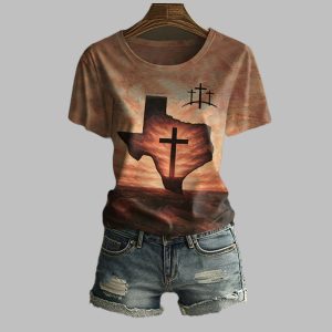 Women's Pray For Texas Shirt
