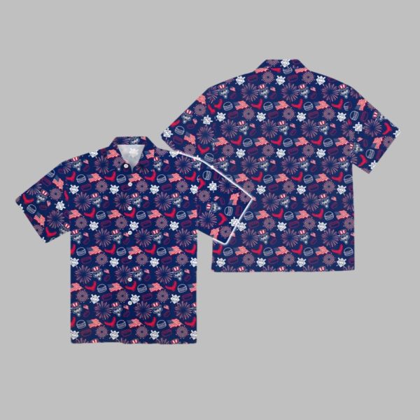 Erie SeaWolves Patriotic Button Up Hawaiian Shirt 2025 Giveaway 1 1