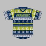Everett AquaSox Christmas In July Theme Jersey Night Jersey Giveaway 2025