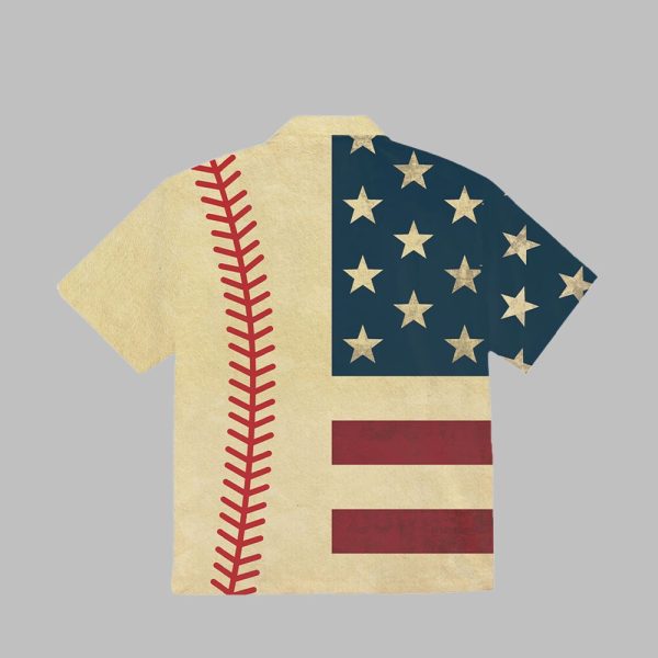 Flag Tennis Short Sleeves Hawaiian Shirt 2