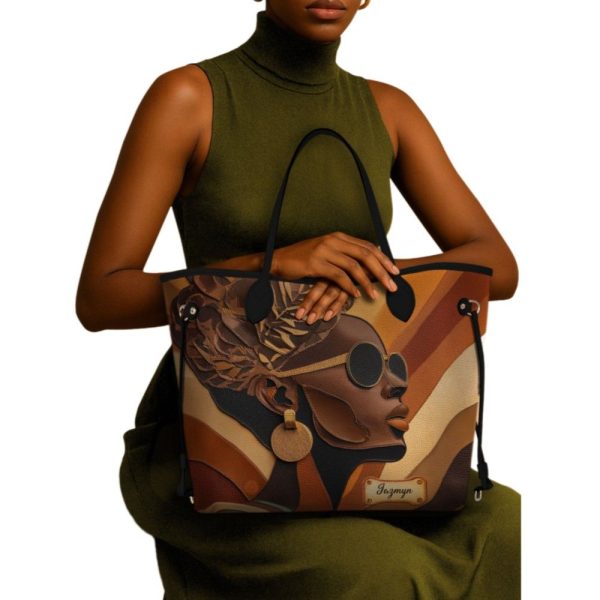 Golden Gaze Shopper Tote 1 2
