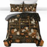 Halloween Book Club All Season Bedding Set