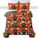 Halloween Ghost Patchwork All Season Bedding Set
