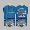 Hes On The List Imagine All The People Living Life in Peace Print V Neck T shirt 4