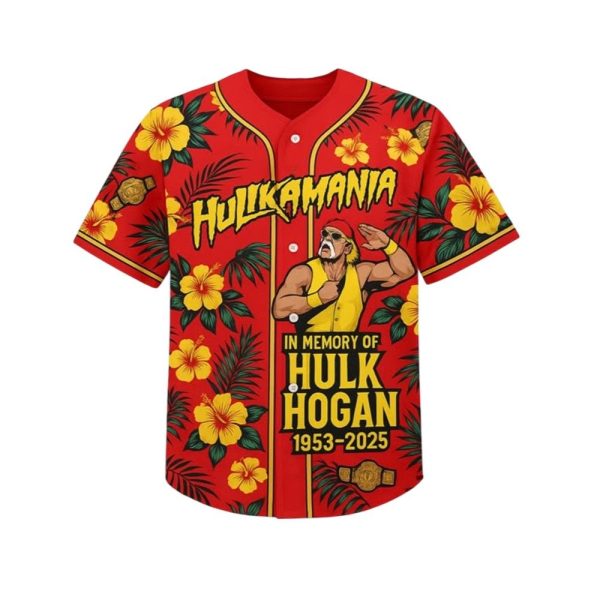 Hulikamania In Memory Of Hulk Hogan 1953 2025 Jersey 1 2