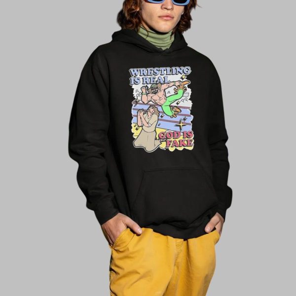 Hulk Hogan Wrestling Is Real God Is Fake Shirt 2 1