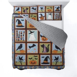 Halloween Ghostly Gathering All Season Bedding Set